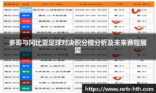 多哥与冈比亚足球对决积分榜分析及未来赛程展望
